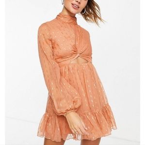 NWOT Asos Mini Chiffon Party Dress